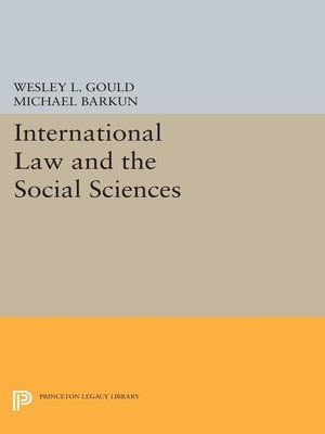 cover image of International Law and the Social Sciences